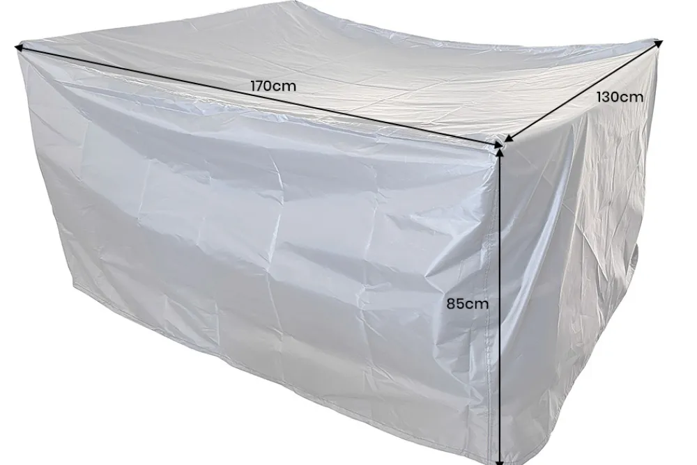 Riess-Ambiente Sitzgruppen|Schutzhauben > Rechteckige Schutzhaube PRESTIGE PROTECT 170cm anthrazit Abdeckung Sitzgruppe