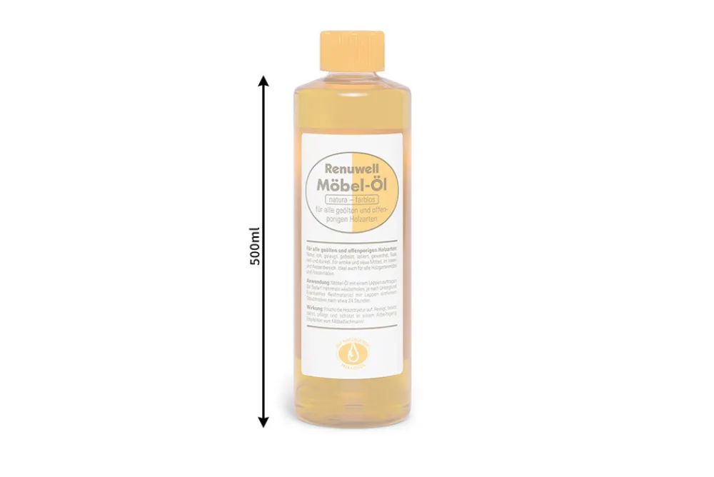 Riess-Ambiente Pflegeprodukte > Renuwell MÖBEL ÖL 500ml Pflegemittel für Tische Schränke Stühle Holzpflege