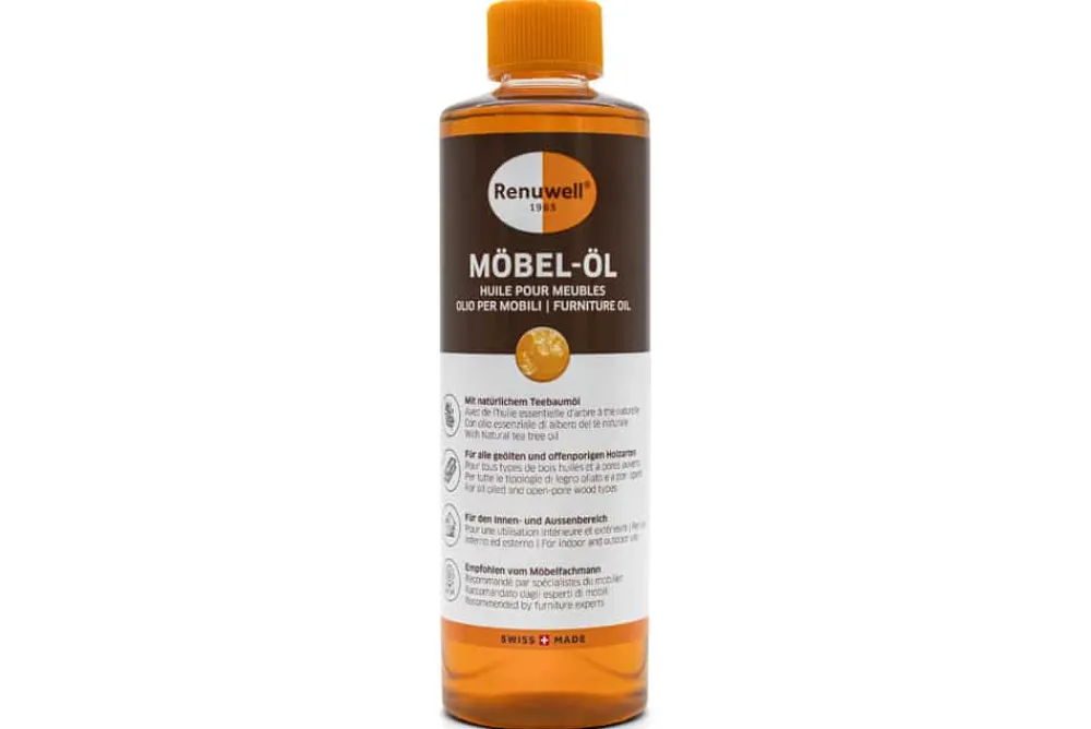 Riess-Ambiente Pflegeprodukte > Renuwell MÖBEL ÖL 500ml Pflegemittel für Tische Schränke Stühle Holzpflege