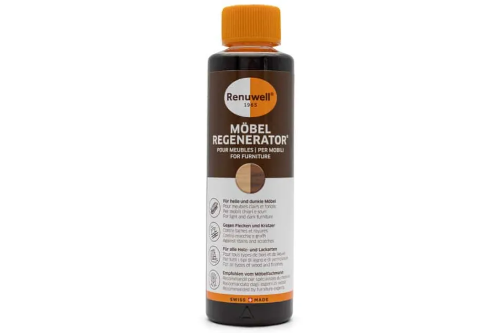 Riess-Ambiente Pflegeprodukte > Renuwell MÖBEL REGENERATOR 270ml Pflegemittel für Tische Schränke Stühle Holzpflege
