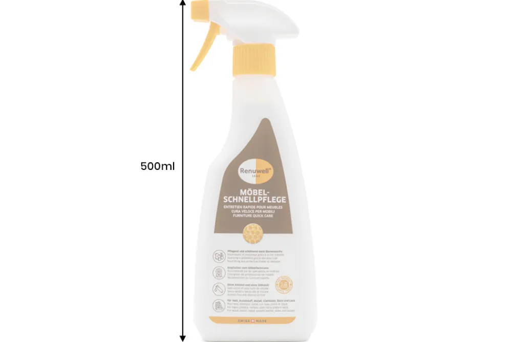 Riess-Ambiente Pflegeprodukte > Renuwell MÖBEL SCHNELLPFLEGE 500ml Pflegemittel für Holzmöbel Metall Stein
