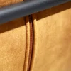 Riess-Ambiente Loungesessel|Retro Möbel > Retro Lounge Sessel MUSTANG LOUNGER senfgelb Samt mit Ziersteppung
