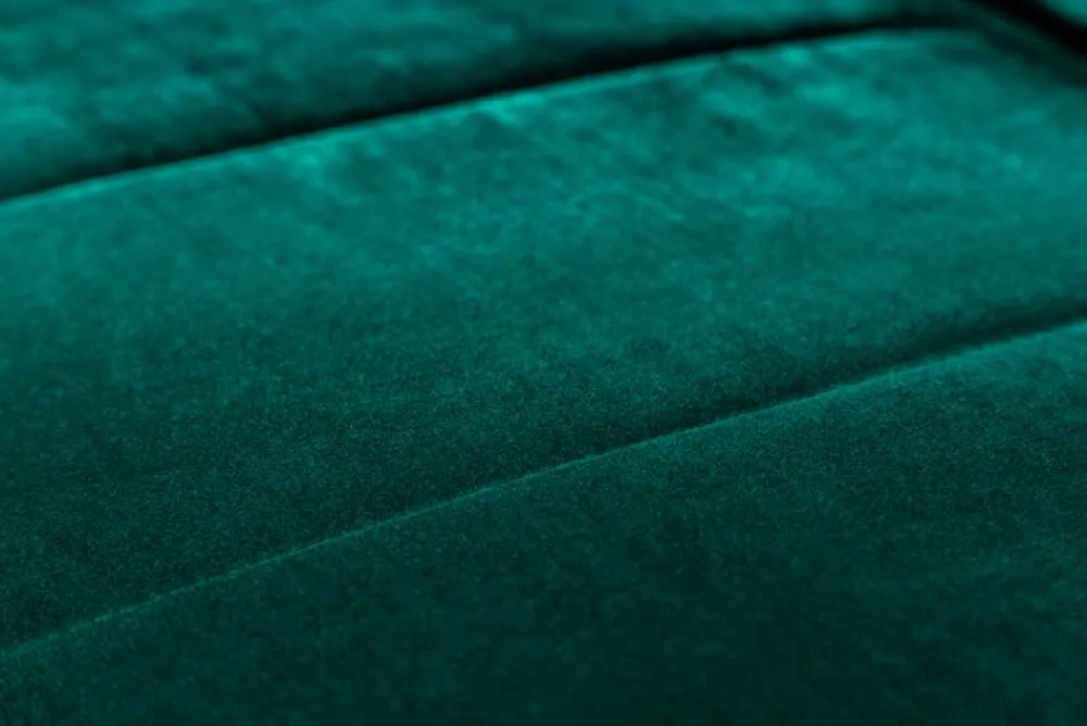 Riess-Ambiente Samt Möbel|Retro Möbel > Retro Schlafsofa DIVANI 220cm smaragdgrün Samt 3-Sitzer mit Bettfunktion