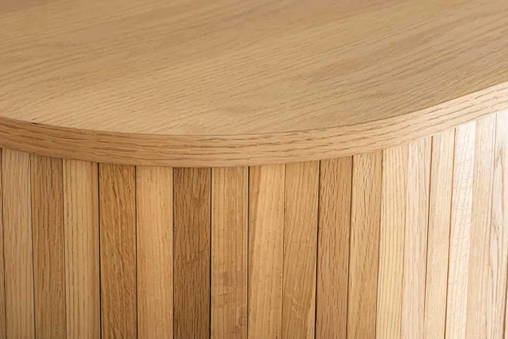 Riess-Ambiente Industrial Loft|Retro Möbel > Retro Sideboard VALHALLA WOOD 160cm natur Eichenholz Schiebetüren
