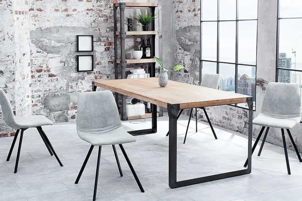 Riess-Ambiente Retro Möbel|Industrial Loft > Retro Stuhl AMSTERDAM CHAIR stone grau Designklassiker