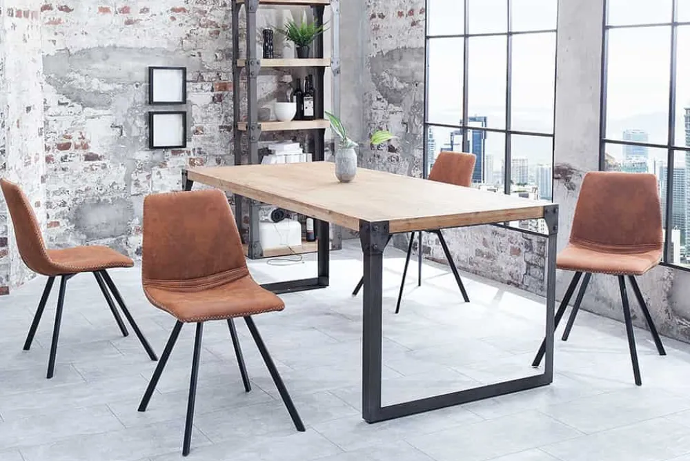 Riess-Ambiente Retro Möbel|Industrial Loft > Retro Stuhl AMSTERDAM CHAIR vintage light brown Designklassiker