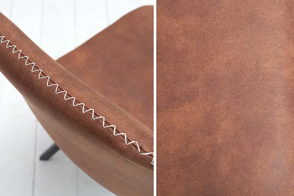 Riess-Ambiente Retro Möbel|Industrial Loft > Retro Stuhl AMSTERDAM CHAIR vintage light brown Designklassiker
