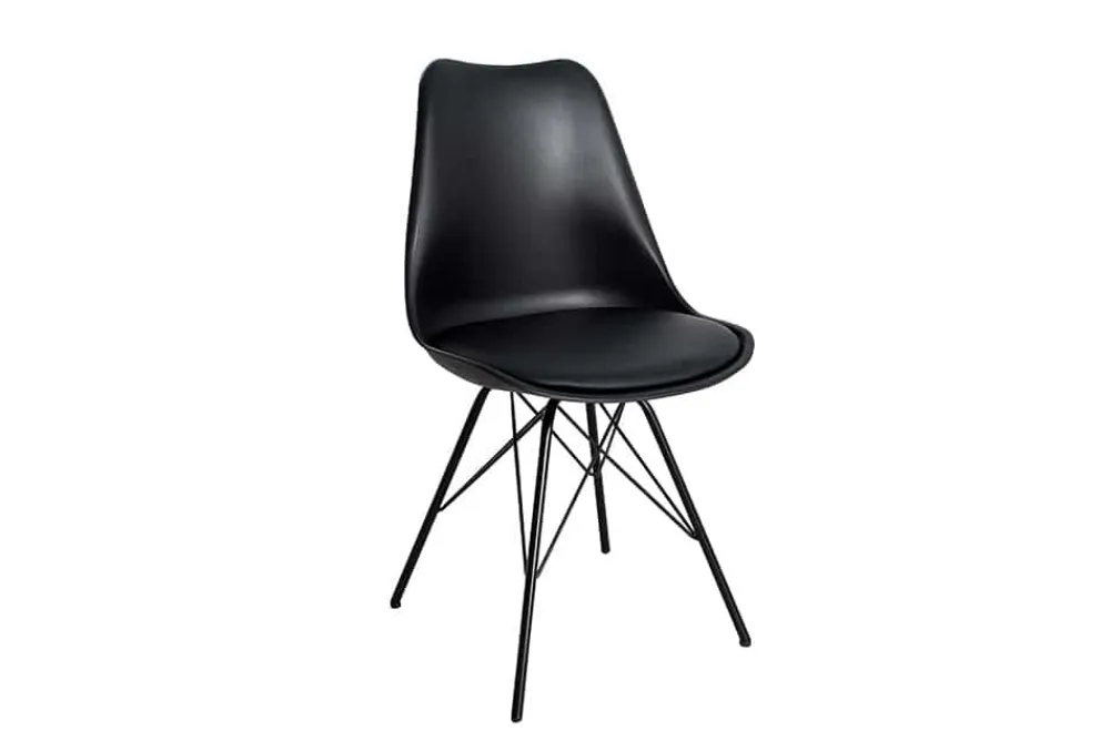 Riess-Ambiente Skandinavisch|Retro Möbel > Retro Stuhl SCANDINAVIA MEISTERSTÜCK schwarz