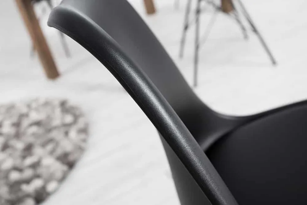 Riess-Ambiente Skandinavisch|Retro Möbel > Retro Stuhl SCANDINAVIA MEISTERSTÜCK schwarz