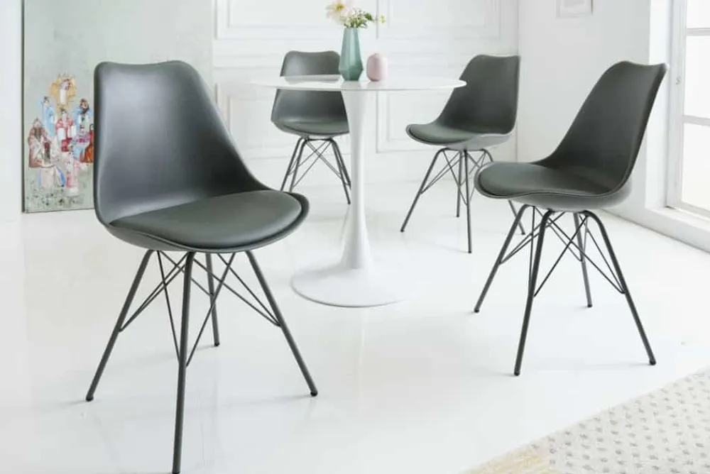 Riess-Ambiente Skandinavisch|Retro Möbel > Retro Stuhl SCANDINAVIA MEISTERSTÜCK grau