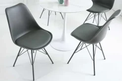 Riess-Ambiente Skandinavisch|Retro Möbel > Retro Stuhl SCANDINAVIA MEISTERSTÜCK grau