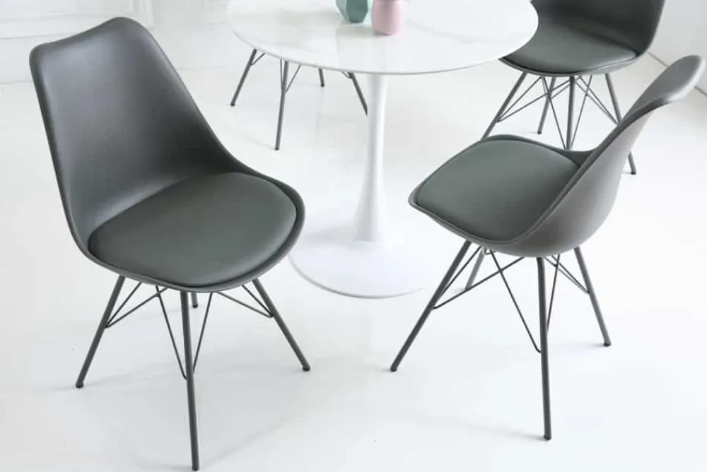 Riess-Ambiente Skandinavisch|Retro Möbel > Retro Stuhl SCANDINAVIA MEISTERSTÜCK grau