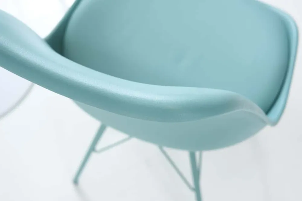Riess-Ambiente Skandinavisch|Retro Möbel > Retro Stuhl SCANDINAVIA MEISTERSTÜCK türkis