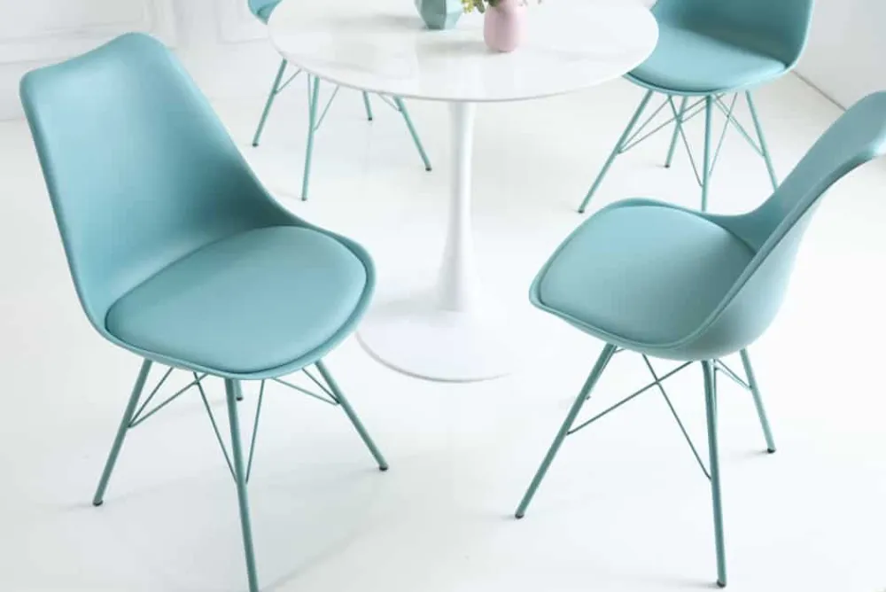 Riess-Ambiente Skandinavisch|Retro Möbel > Retro Stuhl SCANDINAVIA MEISTERSTÜCK türkis
