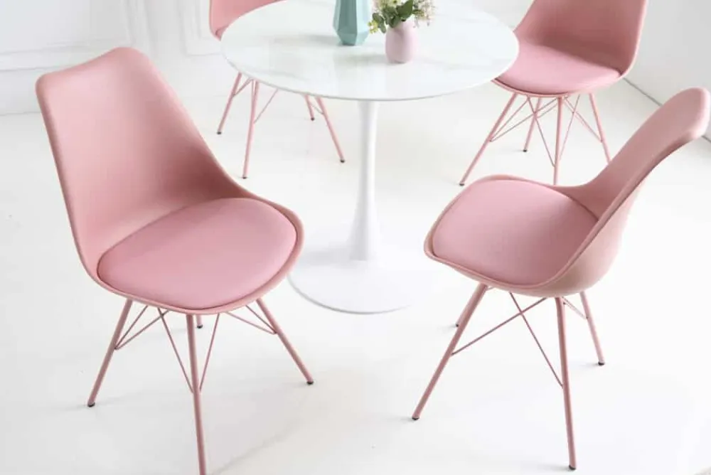 Riess-Ambiente Skandinavisch|Retro Möbel > Retro Stuhl SCANDINAVIA MEISTERSTÜCK rosa