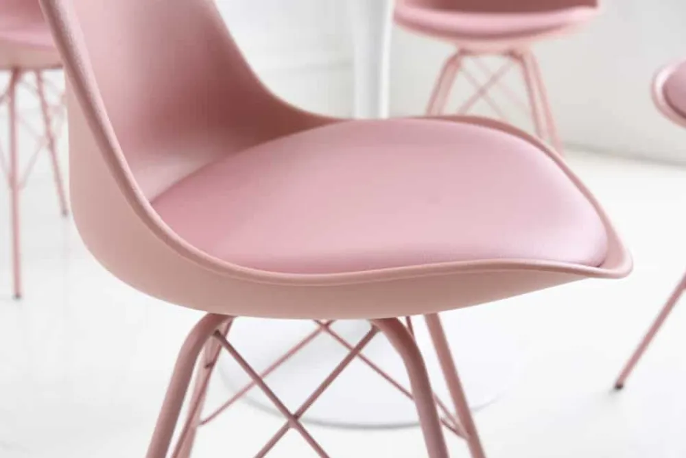 Riess-Ambiente Skandinavisch|Retro Möbel > Retro Stuhl SCANDINAVIA MEISTERSTÜCK rosa