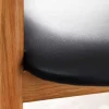 Riess-Ambiente Retro Möbel|Stühle > Retro Stuhl VALHALLA WOOD matt-braun Eiche Massivholz mit Armlehne