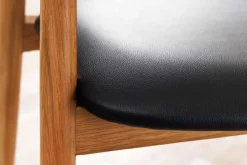 Riess-Ambiente Retro Möbel|Stühle > Retro Stuhl VALHALLA WOOD matt-braun Eiche Massivholz mit Armlehne