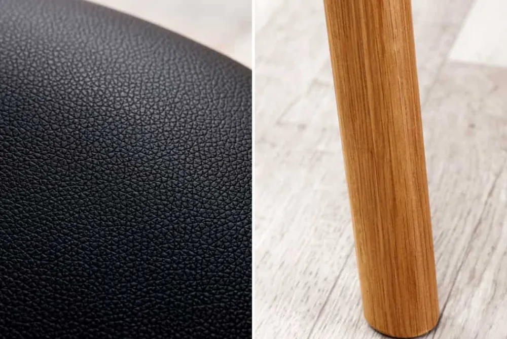 Riess-Ambiente Retro Möbel|Stühle > Retro Stuhl VALHALLA WOOD matt-braun Eiche Massivholz mit Armlehne