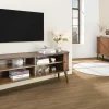 Riess-Ambiente Industrial Loft|Retro Möbel > Retro TV-Board VALHALLA WOOD 160cm smoked Eichenholz Schiebetüren Lowboard