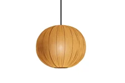 Riess-Ambiente Hängelampen > Runde Hängelampe ORGANIC 45cm natur Stoffschirm Boho