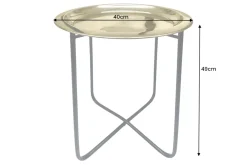 Riess-Ambiente Beistelltische|Goldene Möbel ><noscript><img width=
