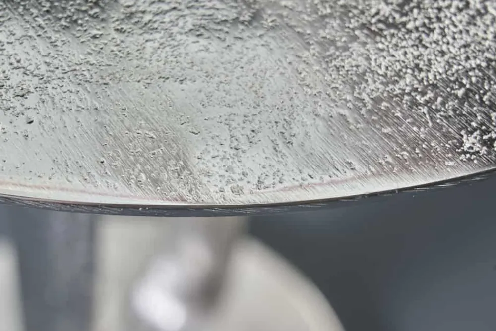 Riess-Ambiente Beistelltische > Runder Beistelltisch ELEGANCE 60cm silber Metall Aluminium handmade