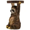 Riess-Ambiente Beistelltische > Runder Beistelltisch SLOTH 50cm grau braun Faultier-Skulptur handmade