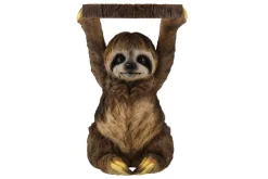 Riess-Ambiente Beistelltische > Runder Beistelltisch SLOTH 50cm grau braun Faultier-Skulptur handmade