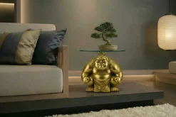 Riess-Ambiente Beistelltische|Goldene Möbel ><noscript><img width=