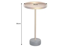 Riess-Ambiente Beistelltische|Goldene Möbel ><noscript><img width=