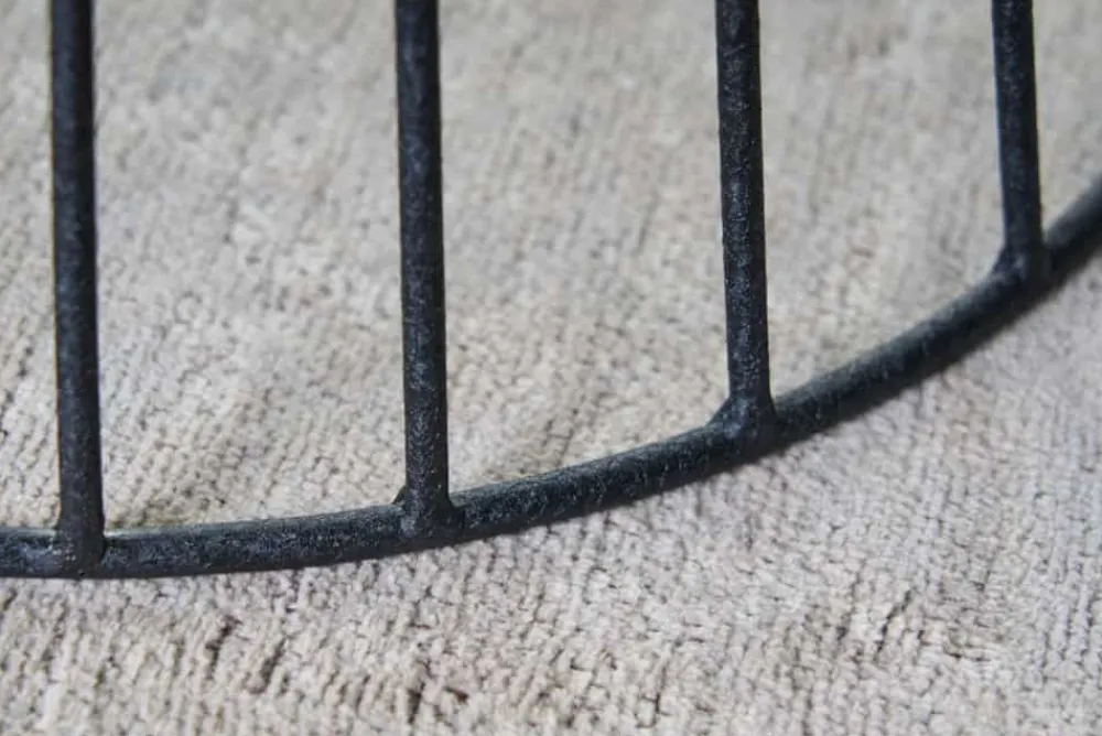 Riess-Ambiente Beistelltische|Industrial Loft > Runder Beistelltisch VARIATION 55cm schwarz Eisen Metallgestell handmade