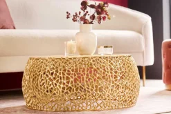 Riess-Ambiente Goldene Möbel|Couchtische & Truhen ><noscript><img width=
