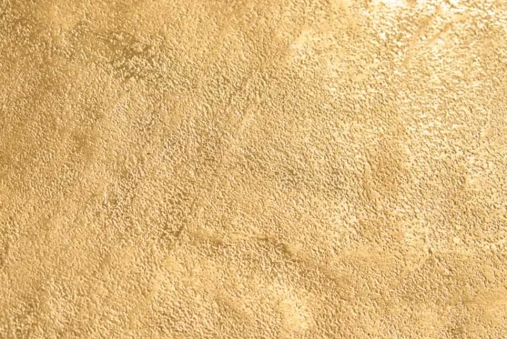 Riess-Ambiente Goldene Möbel|Couchtische & Truhen > Runder Couchtisch ABSTRACT LEAF 75cm gold Metall filigrane Handarbeit Vintage Design