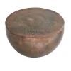 Riess-Ambiente Couchtische & Truhen > Runder Couchtisch ORIENT II 60cm kupfer geflammt Metall Hammerschlag Design handmade