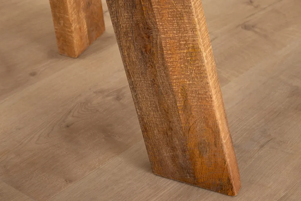 Riess-Ambiente Mehr...|Massivholzesstische > Runder Esstisch ART WOOD 100cm braun massiv Mangoholz