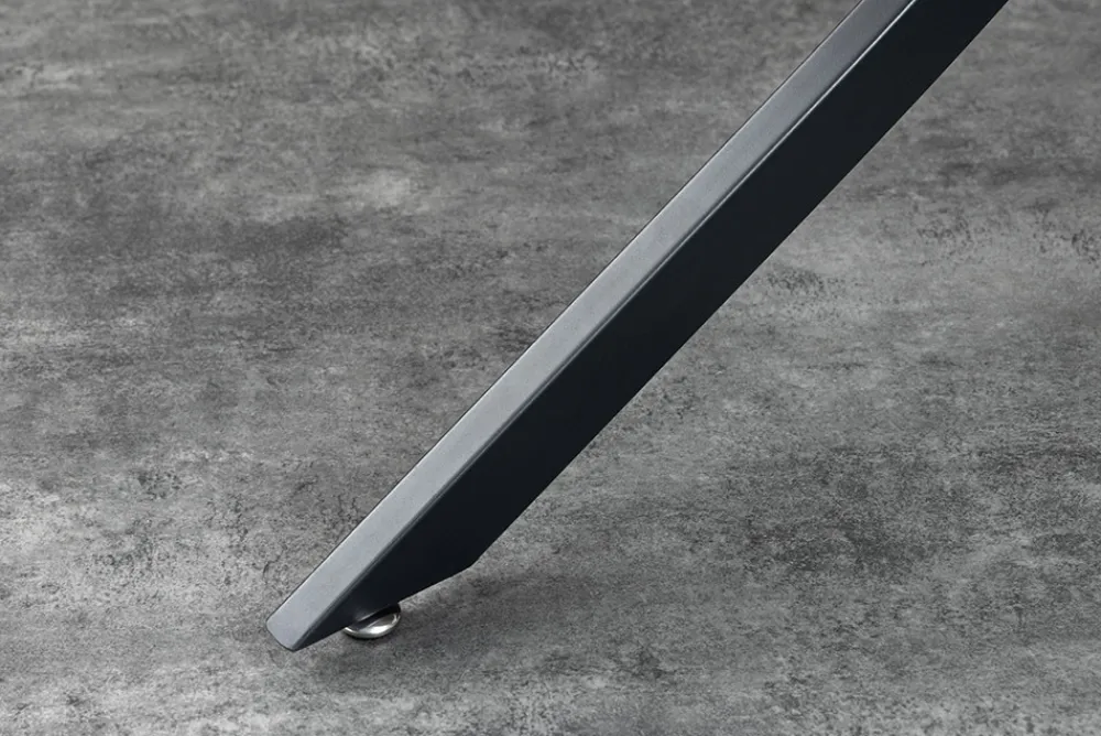 Riess-Ambiente Industrial Loft|Esstische > Runder Esstisch HELIX 120cm grau Beton-Design schwarze Metallbeine Sterngestell