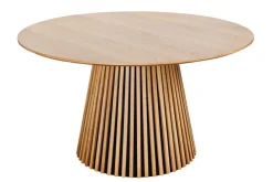 Riess-Ambiente Esstische > Runder Esstisch VALHALLA WOOD 120cm natur Eichenholz Säulenfuß