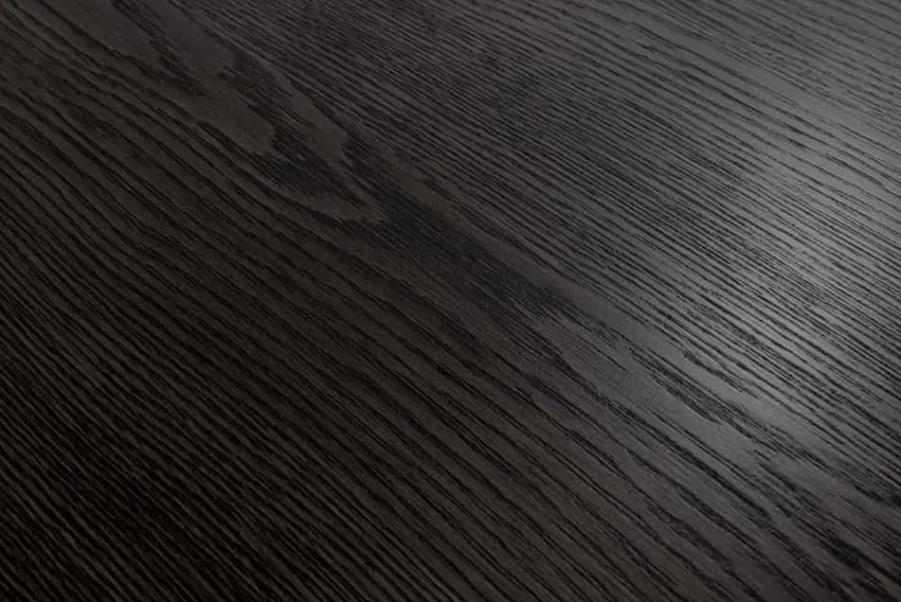 Riess-Ambiente Skandinavisch|Esstische > Runder Esstisch VALHALLA WOOD 120cm schwarz Eichenholz Säulenfuß