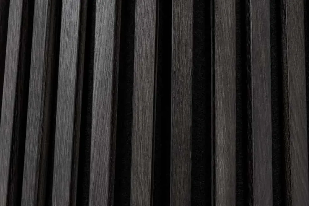 Riess-Ambiente Skandinavisch|Esstische > Runder Esstisch VALHALLA WOOD 120cm schwarz Eichenholz Säulenfuß