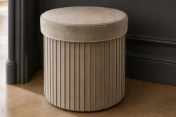 Riess-Ambiente Sitzhocker|Samt Möbel ><noscript><img width=
