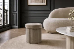 Riess-Ambiente Sitzhocker|Samt Möbel ><noscript><img width=