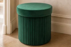 Riess-Ambiente Sitzhocker|Samt Möbel ><noscript><img width=