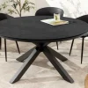 Riess-Ambiente Haus & Garten|Esstische > Runder In- und Outdoor Esstisch GALAXY 120cm anthrazit Keramik Aluminium Gartentisch