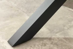 Riess-Ambiente Haus & Garten|Esstische > Runder In- und Outdoor Esstisch GALAXY 120cm graphit Keramik anthrazit Aluminium Gartentisch