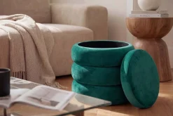 Riess-Ambiente Sitzhocker|Samt Möbel ><noscript><img width=