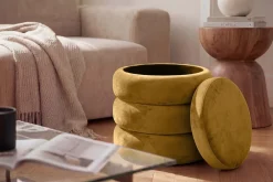 Riess-Ambiente Sitzhocker|Samt Möbel ><noscript><img width=