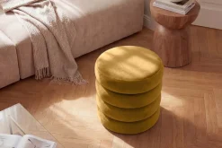 Riess-Ambiente Sitzhocker|Samt Möbel ><noscript><img width=