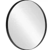 Riess-Ambiente Spiegel > Runder Wandspiegel PORTRAIT 75cm schwarz mit Metallrahmen