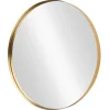 Riess-Ambiente Spiegel > Runder Wandspiegel PORTRAIT 75cm gold mit Metallrahmen